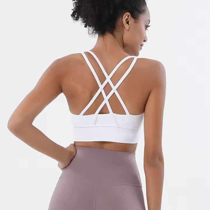 Women Fitness Yoga Bras Race Back Sports Bras Nylon Top Women Bra Sexy Breathable Underwear For Women Gym - 1