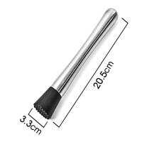 Varita De Mezcla Para Vino Cocktail Acero Inoxidable Muddler Martillo De Hielo Barra Herramienta Utensilio Para Bebidas Y Frutas - details 18