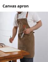 Delantal Profesional Impermeable Para Hombres Y Mujeres Para Trabajo Cocina Salones De Belleza Peluquerías Jardín Y Restaurantes - details 0