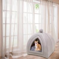 Alfombra De Gato Suave Y Cálida Para Perro Pequeño O Mediano Casa De Muebles Para Mascotas Invierno Nido De Peluche Lavable Para Gato Y Perro - details 7