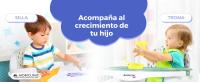 Trona 2 en 1 Mobiclinic Silla de comer Ruedas 360º Ajustable 2 alturas Peso máx 35kg Bandeja y almacenaje Evolutiva Verde blanco Forest - details 4