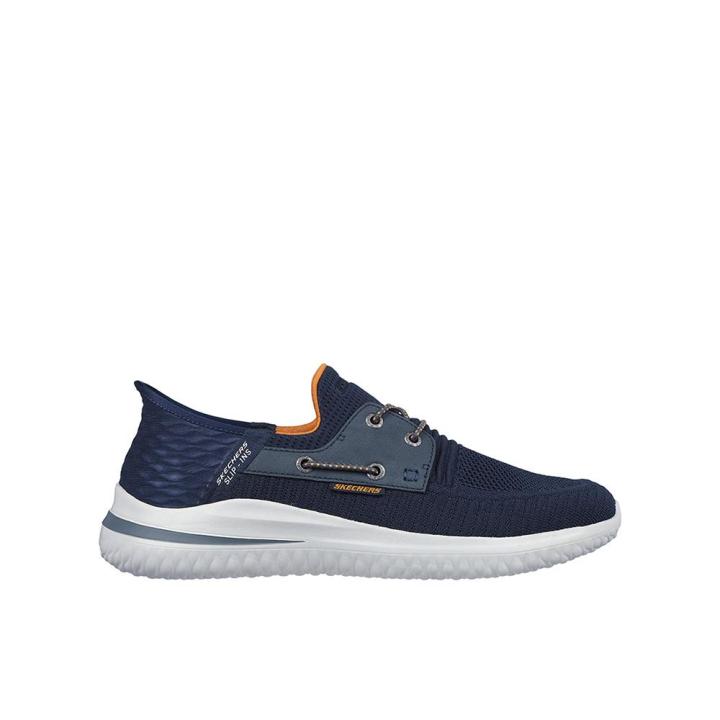 Zapatos Skechers Hombre Delson 3.0 Azul