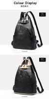Mochipa multifuncional para Mujer, versión Coreana, mochipa pequeña, bolso de hombro multifuncional, bolso de pecho, mochipa de color a juego. - details 16