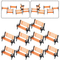 Juego De 10 Piezas De Asientos De Banqueta Para Modelos De Tren HO Escala 1:87 Set Deベンチ Para Escenarios De Ferrocarril Y Parques Decoración De Hogar Y Juguetes Para Niños Material Plástico - details 4