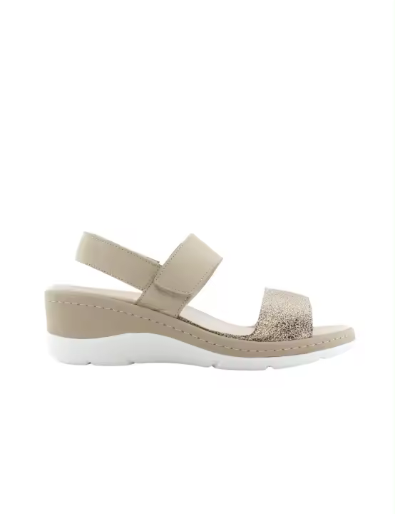 Escoolers SANDALIA MUJER VELCRO CUÑA PIEL PLANTILLA EXTRAIBLE E10930 MUJER - 1