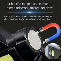 Linterna Frontal COB LED Recargable Con Imán Fuerte Luz Super Brillante Impermeable Para Pesca Al Aire Libre Caza Montañismo - details 3