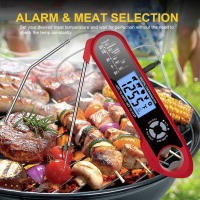 Termómetro De Cocina Digital 2 En 1 Con Alarma Y Luz Trasera Resistente Al Agua Para Carne Y Hornos Grillas Medición Instantánea - details 2