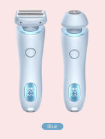 Epilador Eléctrico Para Mujer 2 En 1 Recargable Y a Prueba De Agua Con Doble Cabeza Pelacabello Remover De Cabello Recargable Para Cara Y Cuerpo - details 14