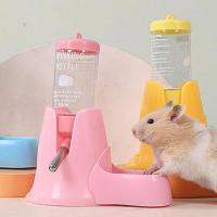 1pc Alimentador Y Bebedero Automático Para Hamsters Sphynx Jaula De Mascotas Material PP Resistente Al Agua Suministro De Alimentos Y Agua - details 0