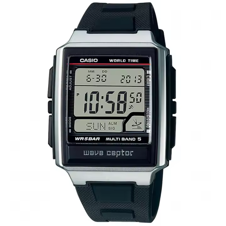 Casio Wave Ceptor WV-59r-1aef Reloj De Pulsera Digital Para Hombre Color Negro - 1