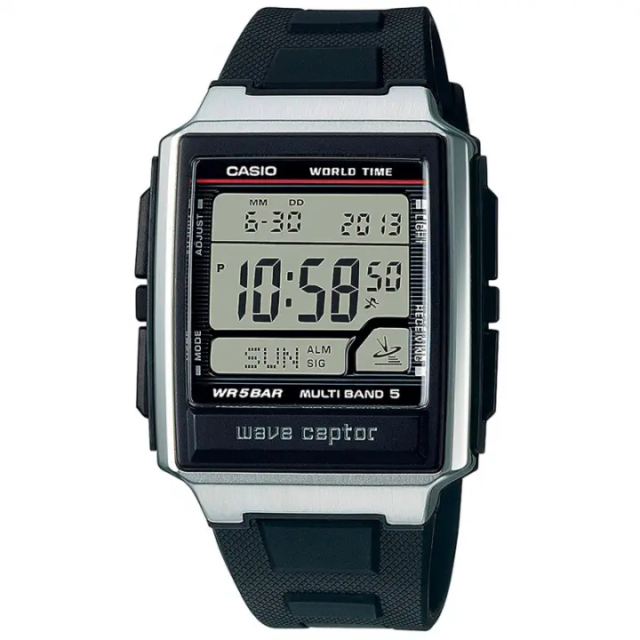 Casio Wave Ceptor WV-59r-1aef Reloj De Pulsera Digital Para Hombre Color Negro - 1