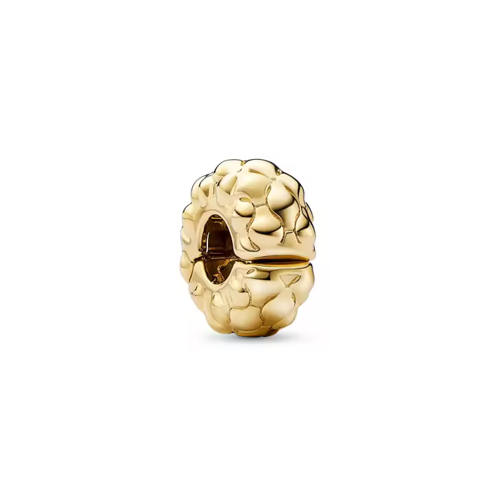 Pandora Clip Moments 762716C00 Tachuelas Plata Ley 925 Oro Amarillo 14k - 1