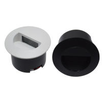 Lámpara De Pared LED 3W Impermeable Para Iluminación Nocturna Al Aire Libre En Exterior Ideal Para Escaleras Balcones Jardines Y Porches Con Caja Inferior Incluida Instalación Recessed - details 6
