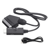 Cable Adaptador Convertidor De Vídeo Y Audio SCART a HDMI 1080P Para HDTV Sky Box STB Entrada SCART Salida HDMI Plug Play - details 6