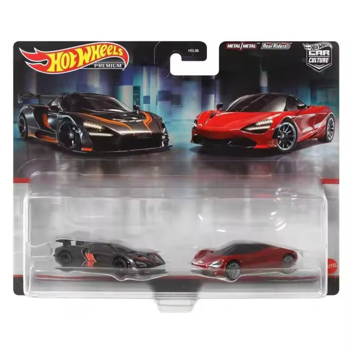Hot Wheels Premium pack 2 Mclaren Senna y McLaren 720S - 1