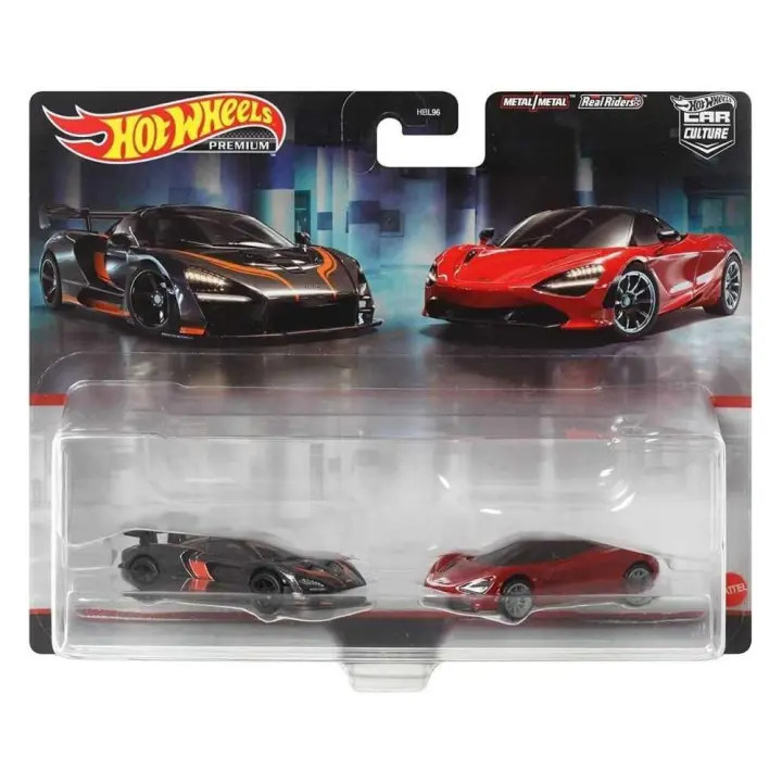 Hot Wheels Premium pack 2 Mclaren Senna y McLaren 720S - 1
