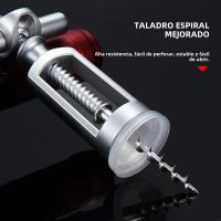 Abrepuertas Multifuncional Para Vino Rojo Manual Herramienta Creativa De Aleación De Zinc Tapa De Vino Simplicidad En El Hogar - details 1