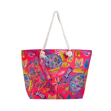 Bolso Playa Grande Xxl Familiar Bolso De Playa Lona Plastificada