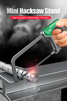 LAOA Mini Hacksaw Stand Multifuncional Pequeño Para Carpintería Y Metal Cortador De Madera PVC Herramienta De Mano Con Dientes Medianos Peso 200g - details 0