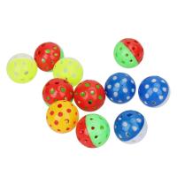 Juego De 18 Pelotas De Juguete Para Gatos Con Campana Coloridas De Plástico Tamaño 4cm Juguetes De Rascado Y Persecución Para Gatos Y Gatitos Suministros Para Mascotas - details 8