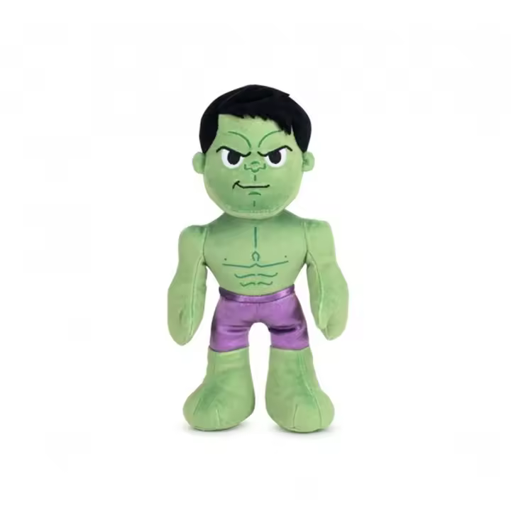 Marvel Peluche Ojos Que Brillan En La Oscuridad Miles Morales.Ghost Spiderman,Blanck Panter,Hulk  25 cm-avengers - 1