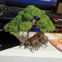 Moss Artificial De Jardín 20g/0.7oz Para Decoración Interior Y Exterior De Plantas Verdes Camuflaje De Mini Escenario De Jardín - details 3