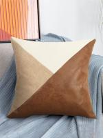 Funda De Cojín De Cuero PU Triangular Para Decoración De Dormitorio Y Sofa Cubierta De Almohada Para Ventana Bay Window Material 100% Poliéster - details 1