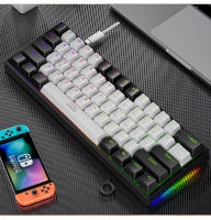 Teclado Mecánico De Juego Mini K620 RGB Con Retroiluminación Teclas Personalizables Y Hotswap USB Para PC Rosa Y Blanca - details 16