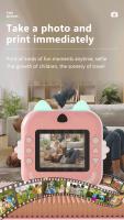 Cámara Digital Para Niños Q5 1080P HD Con Impresión Térmica Y Tarjeta De Memoria De 32G Cámara De Juguete Para Niños Con Papel De Impresión - details 4