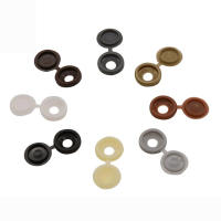 Cubiertas De Pernos Para Pared 100pcs Cubierta De Tornillo Decorativa Protectora De Plástico Capa De Botón Herramienta M3*3 - details 4