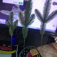 10 Pcs Ramas De Pino Artificiales Para Decoración De Navidad Accesorios Para Árbol De Navidad DIY Decoraciones De Año Nuevo Para Niños - details 4