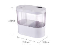 Acuario De Mesa Mini USB Con Bomba De Agua LED Y Filtro Autocirculación Y Tanque Para Golondrinas Material Plástico - details 15