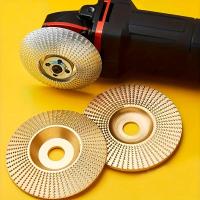 Juego De 3 Discos De Tratamiento Para Taladro Eléctrico 100mm 16mm De Agujero Metálico Diseño Curvo Banda De Taladro Herramienta De Grabado Y Pulido Para Madera - details 1