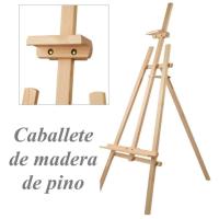 Caballete de Madera para Pintar,Eventos,Bodas de Pino Natural, Altura, Soporte de Lienzos, Cuadros y Fotografías, Regulable y Plegable, Manualidades Niños - details 2