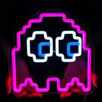 Luces Neón LED Pixel Fantasma Para Decoración De Pared Fiesta Halloween Y Navidad Decoración De Habitación Juego Regalo Para Casa - details 0