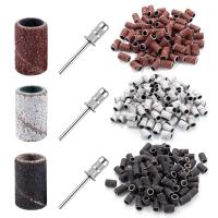 Set De 100 Piezas De Bandas De Lijado Con 1 Pieza De Eje Metálico Para Eliminar Esmalte De Uñas Gel Cutículas Muertas Y Corte De Uñas - details 2