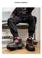 Zapatillas De Hombre Alta Comodidad Transpirables Casual Versátiles Con Suela Gruesa Para Otoño 2026 Cuero Artificial Malla - details 15