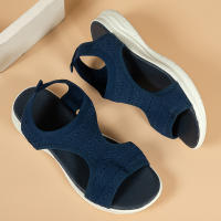 Sandalias De Verano Para Mujer 2024 Cómodas Casual Deportivas Con Plataforma Y Tacón Bajo Sandalias Romanas Talla Grande Para Playa - details 11