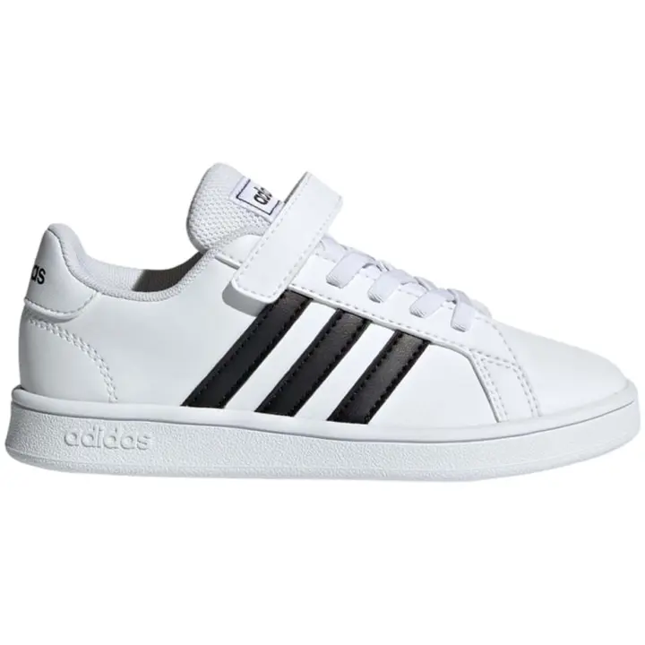 Zapatillas Adidas Grand Court C para niños unisex en color blanco - 1