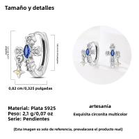 Encanto De Religión Cruz Santa Madre Anillo Bolas Colgantes Para Pulsera Y Collar DIY Joyería Regalo Plata Esterlina 925 - details 6