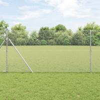 vidaXL Valla Hexagonal Acero galvanizado 5000 x 0.05 x 140 cm Duradera - details 0