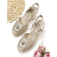 Sandalias Alpargatas De Mujer Con Cuña Altas,Zapatos de mujer de cuña con punta cerrada de estilo trenzado transpirable de malla cómodos bailarinas de verano de vacaciones para mujer ideales para uso diario y ocasiones especiales - details 2