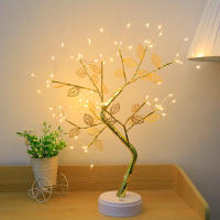 Mini Árbol De Navidad LED Lámpara De Noche Para Decoración De Habitación Y Casa Luz De Fairy Para Adornos Navideños - details 3