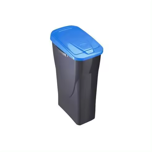 MONDEX Papelera Ecobin 15L con Tapa Azul, 31x20x42cm, Polipropileno - 77317 Cubo de basura con tapa Accesorios y Recambios Productos Limpieza Papeleras Limpieza - 1