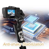 Hohem iSteadyPro 3 Estabilizador de cardán de Mano a Prueba de Salpicaduras de 3 Ejes Estabilizador para GoPro Hero 8, Gimbal para Gopro Cámaras Compatible con Go Pro Hero 8 7/6/5/4,dji Osmo Action,Insta360 One R, RX0, SJCAM, YI-CAM, Control WiFi - details 19