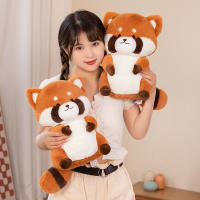 Nueva Peluche De 35cm De Raccoon Kawaii Suave Almohada De Animal Regalo De Cumpleaños O Navidad Para Niña Juguetes De Peluche - details 9