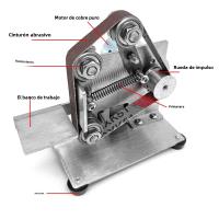 Sándwich Eléctrico Multifuncional 30mm Polidor Y Molidor Para DIY Acero Aluminio Madera Acrílico Pulido Y Fijado Máquina De Afilar Herramienta De Trabajo Del Hogar - details 20