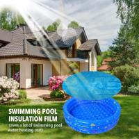 Cubierta de piscina solar-Cubierta redonda de la piscina, cubierta solar redonda de la piscina para la piscina inflable sobre la piscina de la tierra, Piscina redonda de la burbuja, 3*3m - details 2