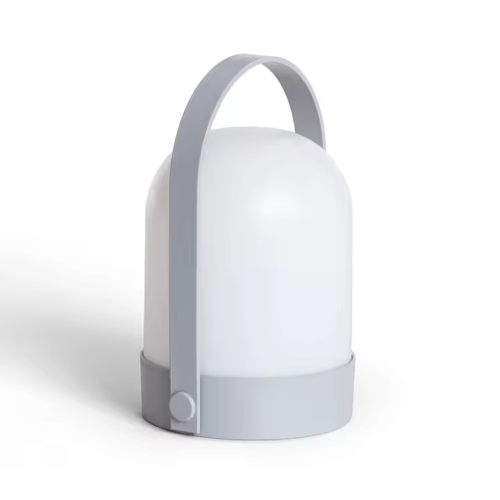 Ledkia Lámpara de Mesa LED Exterior Portátil con Batería Thyra Gris - 1