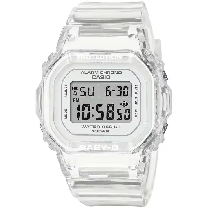 Reloj de pulsera CASIO G-Shock - BGD-565US-7ER correa color:  Dial LCD Blanco Unisex - 1